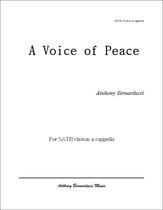 A Voice of Peace SATB choral sheet music cover